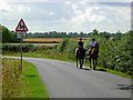SP5291 : Horse Riding near Broughton Astley by Stephen McKay