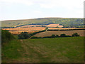 Farmland at the foot of Bostal Hill