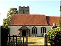 TM0338 : All Saints' church, Shelley, Suffolk by Robert Edwards