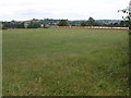 Hay bales in a field to the north of New House Farm