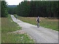 SE8995 : Cyclists in Langdale Forest by Oliver Dixon
