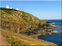 SW7011 : Polbream Cove and Lizard Lighthouse by Pam Brophy