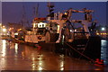 J5082 : A wet night on the North Pier by Albert Bridge