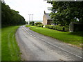 Unclassified road heading for Kilham