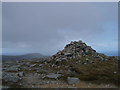 HY2202 : Ward Hill, Hoy - summit cairn by Bill Griffiths