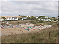 Treyarnon beach with bathers