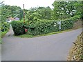 Road junction at Combe