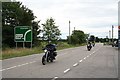 Northbound Bikers on the A9.