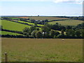 View over Higher Hendham and Wotton