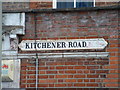 Kitchener road sign