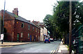 Halfpenny Lane , Pontefract, taken from the junction with Back Street.