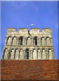 TR3358 : St Clement's Church Tower, Sandwich by Stephen Nunney