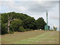 Mobile mast on farmland