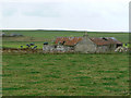 HY5606 : Disused farm buildings at Malisburgh, Deerness by Mark Crook