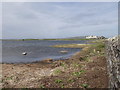 Harray Loch, and the Merkister Hotel