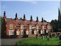 Almshouses next to Trinity Church