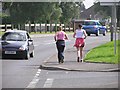 Jogging on the Hospital Road, Omagh