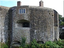 TR3750 : South bastion, Walmer Castle by Penny Mayes
