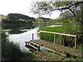 The jetty at Wooden Loch near Eckfordmoss