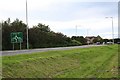 Approaching the Greshop Industrial Estate roundabout Forres.