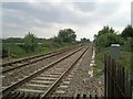 Level crossing, Northway, looking South