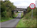 Country Road Passes Under Neilston Railway Line