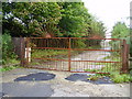 Entrance to quarry Plawsworth Near Durham