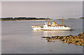 SV9011 : The Scillonian leaves St Mary's by Chris Walpole