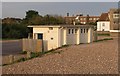 Public convenience and car park by esplanade