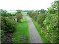 Farm track on the old Waverley line, Newtown of Rockcliffe