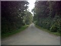 Hall Farm Entrance & footpath to Hall Road,  Parham