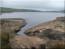 SD9722 : Withens Clough Reservoir. by Steve Partridge