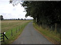 Farm road off the A165