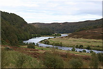 NH8940 : The River Findhorn in all its glory near Drynachan. by Des Colhoun