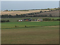 SU2681 : Farmland below Russley Down by Andrew Smith