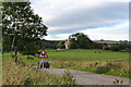 Marnoch kirk to the right of the B9117.