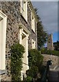 House and church, Bovey Tracey