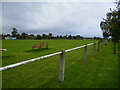 Sports ground and children