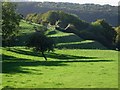 Terraced farmland at Lodge Farm