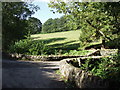 Rural bridge near Bryn-newydd