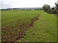 Farmland to the northeast of Marlbrook