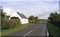 Cottages by the B6400 at Bewlie Mains