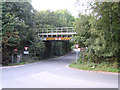 TQ6357 : Railway bridge, Wrotham Heath, Kent by Rodney Burton