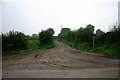 Muddy Lane to a Public Footpath