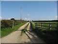 The Track To Uncleby Wold Farm