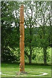 NJ3612 : The Lonach totem pole by Stanley Howe