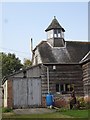 Old farm building with tower