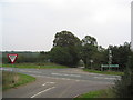 Minor road crossing the A43