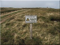 SD8671 : Sign on Fountains Fell. by Steve Partridge