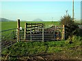 Field gate near Craig Farm, Colmonell